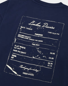 London Diaries Cafe T-shirt - Navy