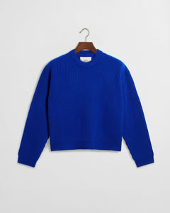 Merino Knit Sweater - Royal Blue