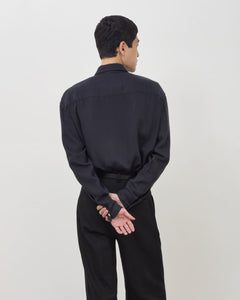 Drape Shirt V2 - Midnight Blue