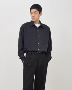 Drape Shirt V2 - Midnight Blue