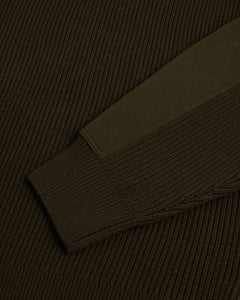 Military Knit Sweater - Green