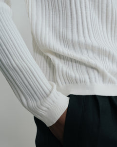 Daniel Simmons - Pelosa Knit Long Sleeve - Ivory