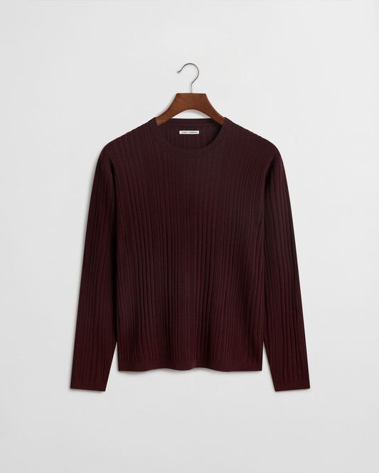 Pelosa Knit Long Sleeve - Burgundy