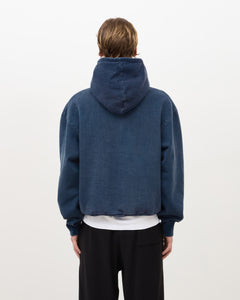 Pigment Dyed Hoodie - Vintage Blue