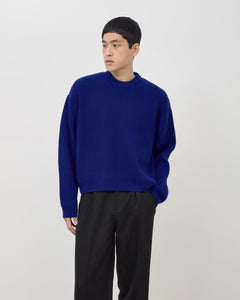 Merino Knit Sweater - Royal Blue