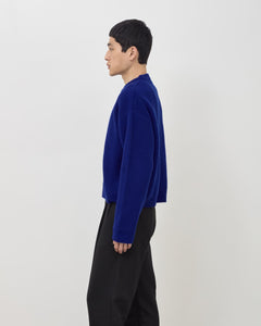 Merino Knit Sweater - Royal Blue