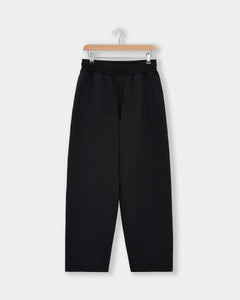 Straight Leg Sweatpants - Black