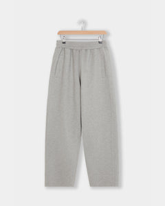 Straight Leg Sweatpants - Heather Grey