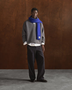 Daniel Simmons - Merino Knit Q-Zip Sweater - Grey