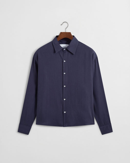 Drape Shirt V2 - Navy