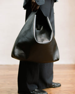 Scandicci Leather Slouch Bag